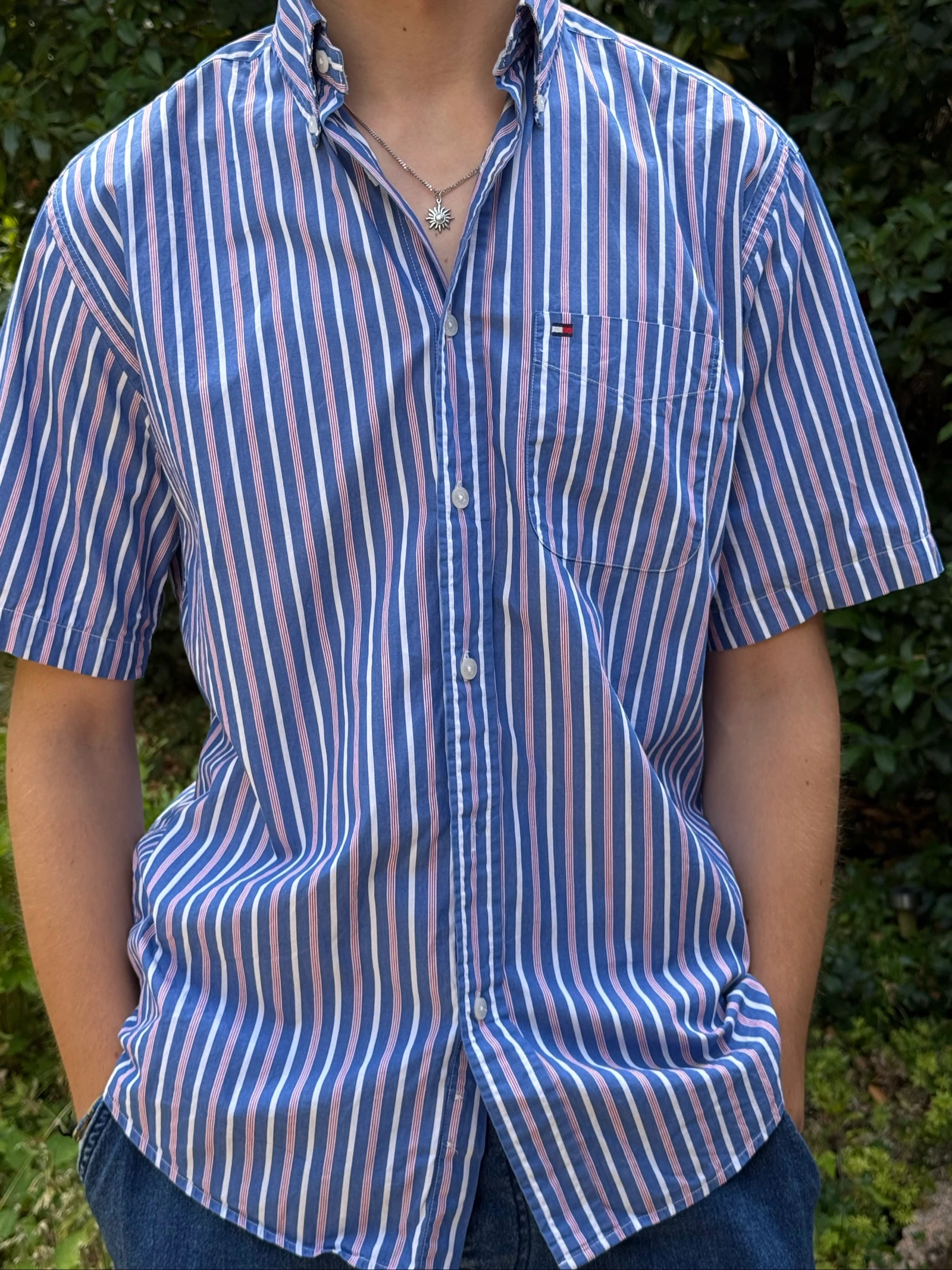 Tommy Hilfiger, chemise manches courtes , homme , taille S/M